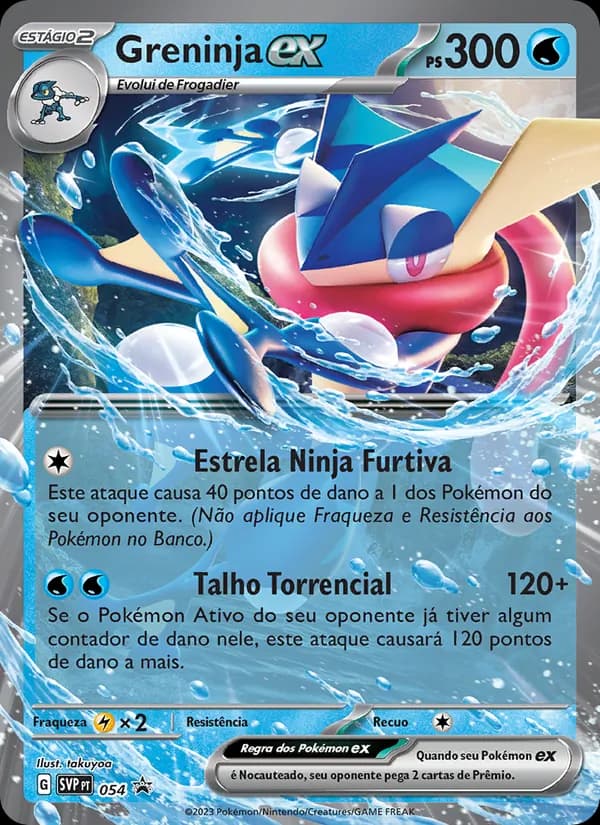 Greninja ex de SVP Black Star Promos