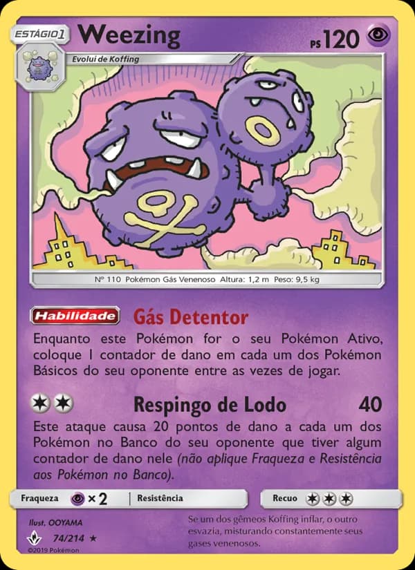 Weezing de Elos Inquebráveis