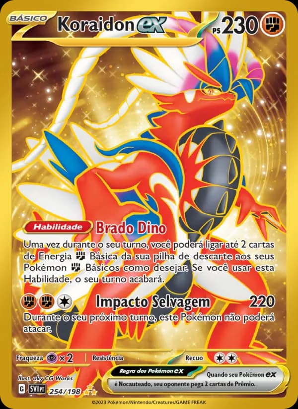 Koraidon ex de Escarlate e Violeta