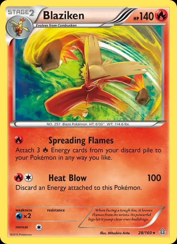 Blaziken de Conflito Primitivo