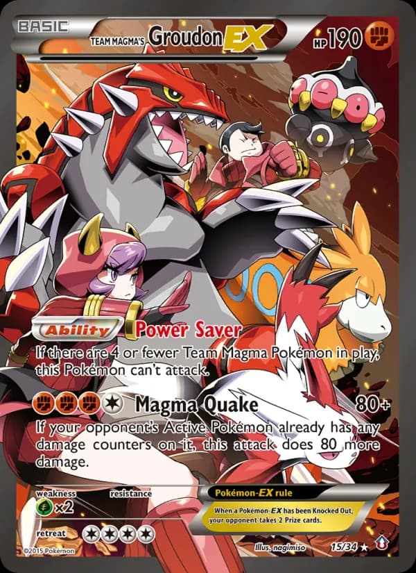 Groudon-EX da Equipe Magma