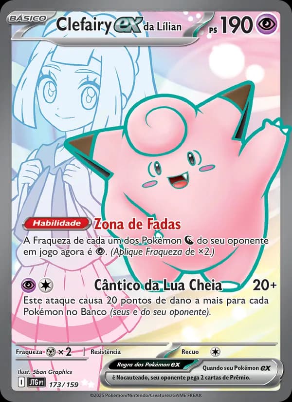 Clefairy ex da Lílian