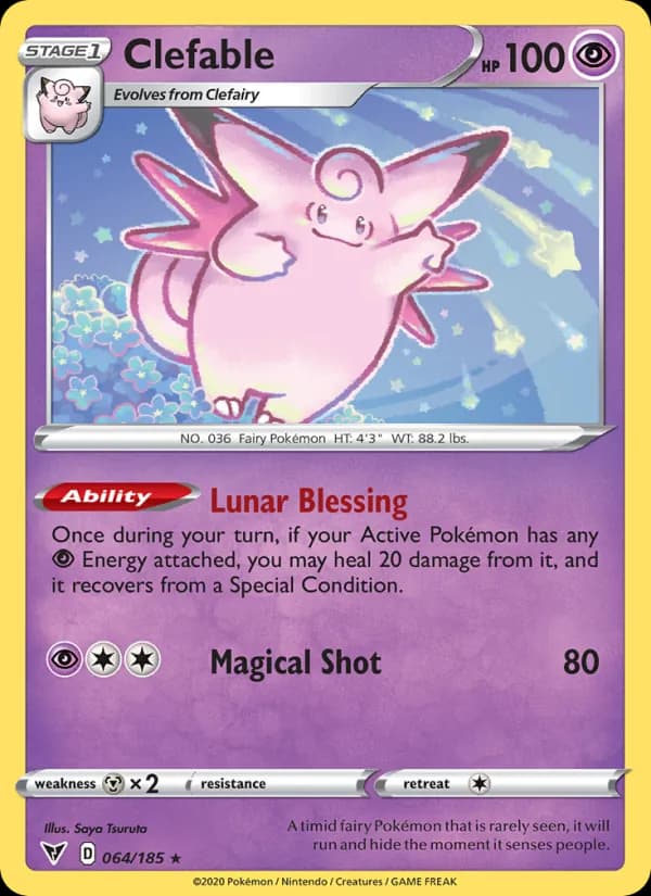 Clefable de Voltagem Vívida