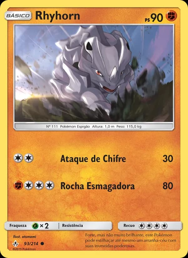 Rhyhorn de Elos Inquebráveis