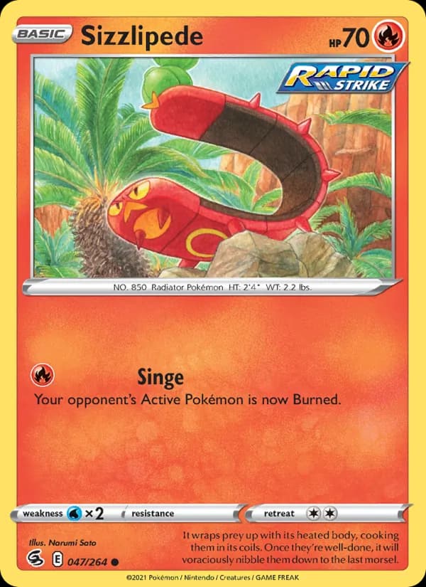 Sizzlipede de Golpe Fusão