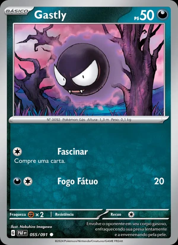 Gastly de Destinos de Paldea
