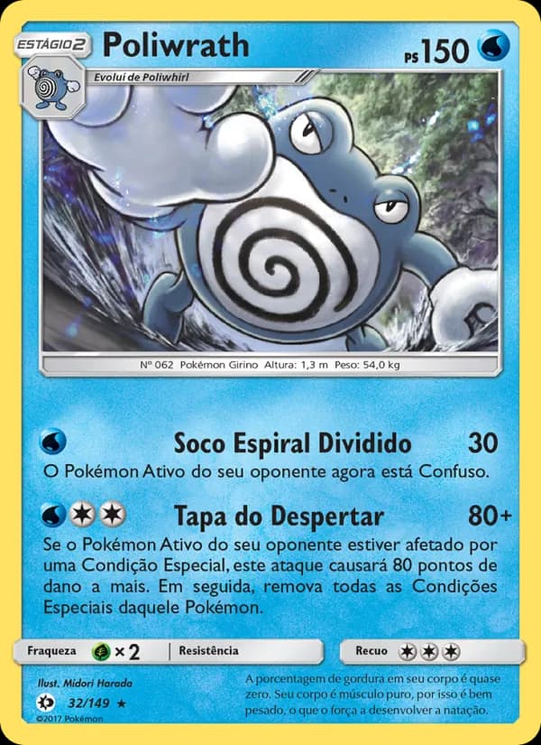 Poliwrath de Sol e Lua