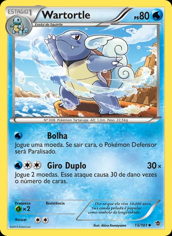 Wartortle de Explosão de Plasma