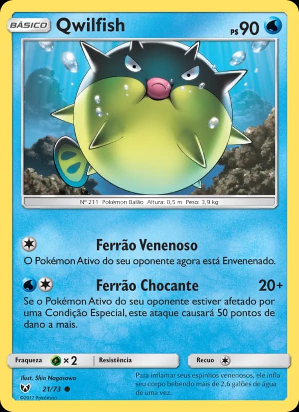 Qwilfish de Lendas Luminescentes