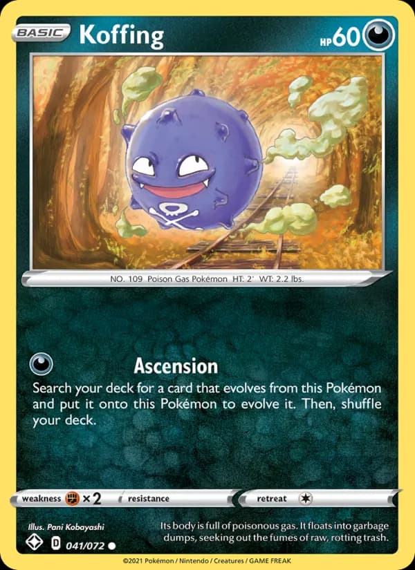 Koffing de Destinos Brilhantes