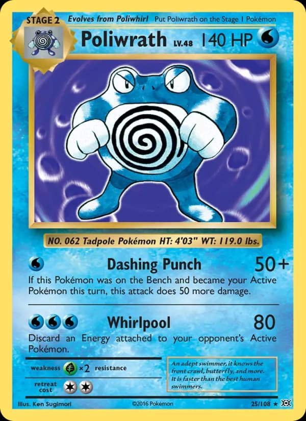 Poliwrath de Evoluções