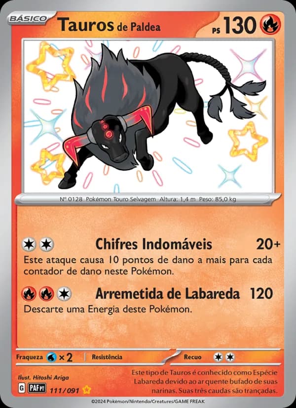Tauros de Paldea de Destinos de Paldea