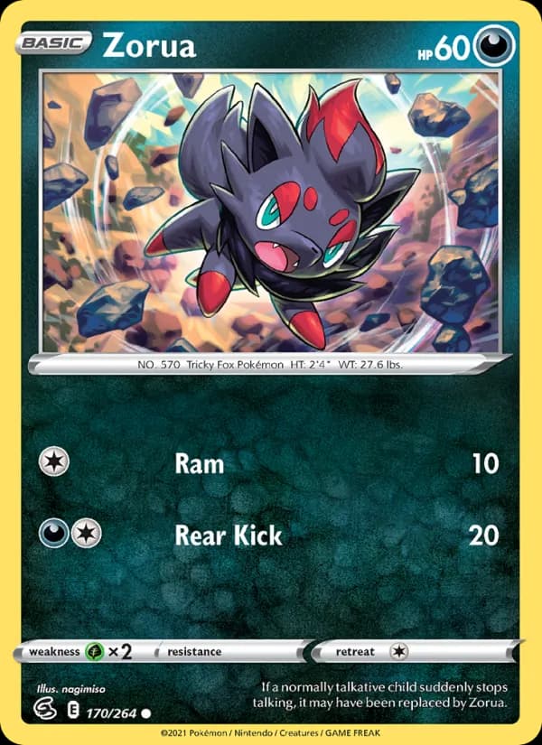Zorua de Golpe Fusão
