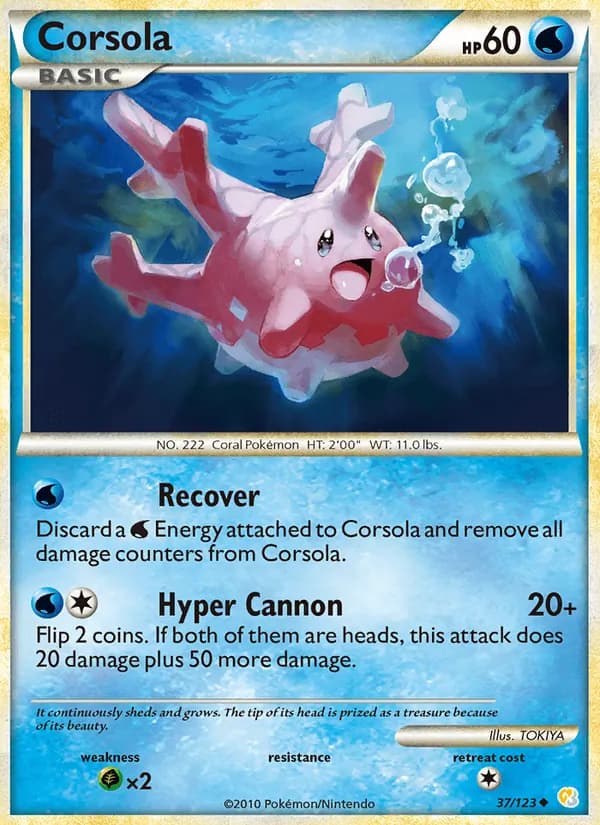 Corsola de HeartGold SoulSilver
