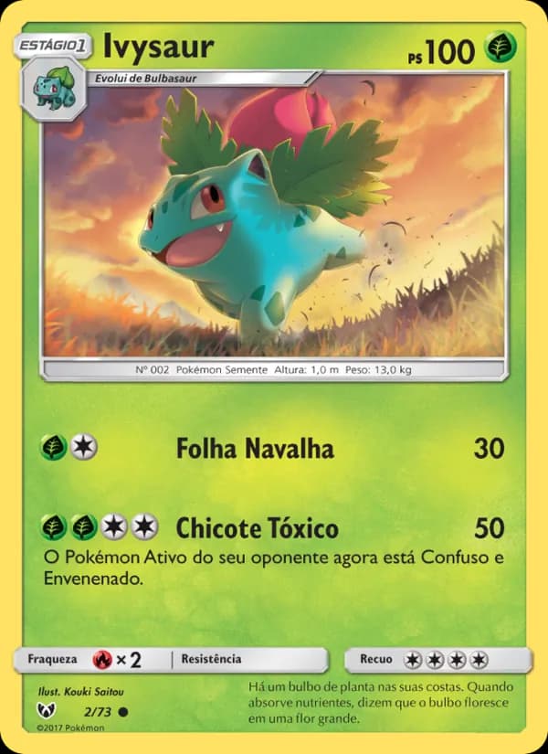 Ivysaur de Lendas Luminescentes