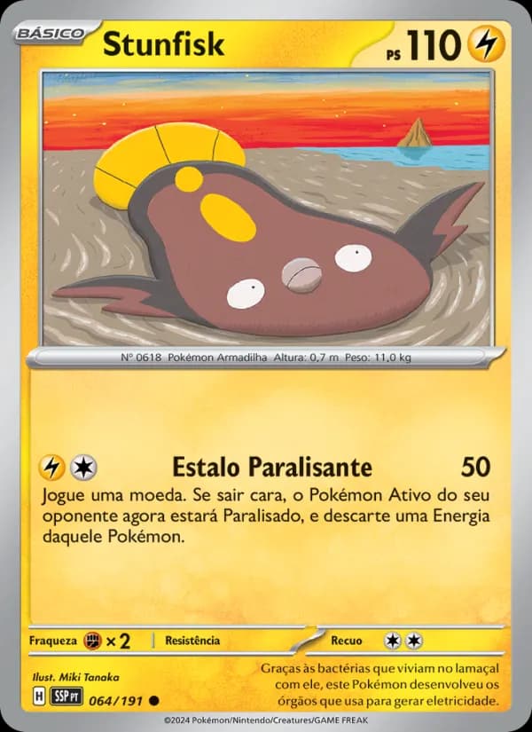 Stunfisk de Fagulhas Impetuosas
