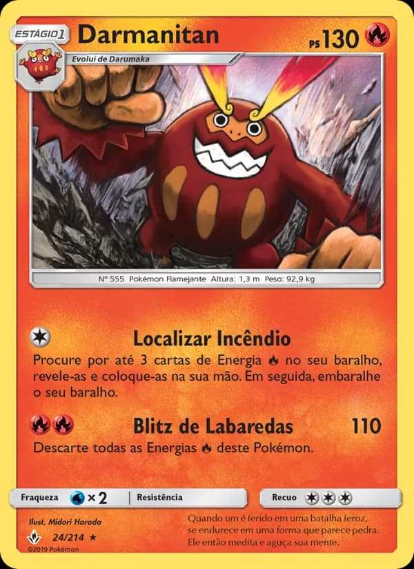 Darmanitan de Elos Inquebráveis