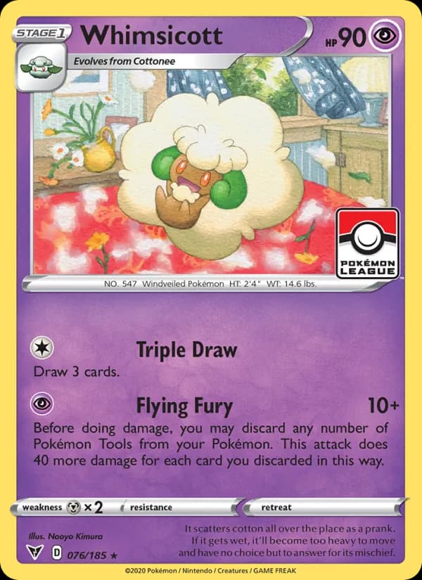 Whimsicott de Voltagem Vívida