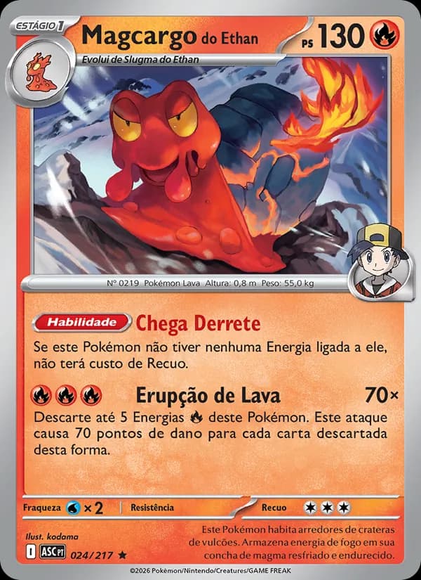 Magcargo do Ethan