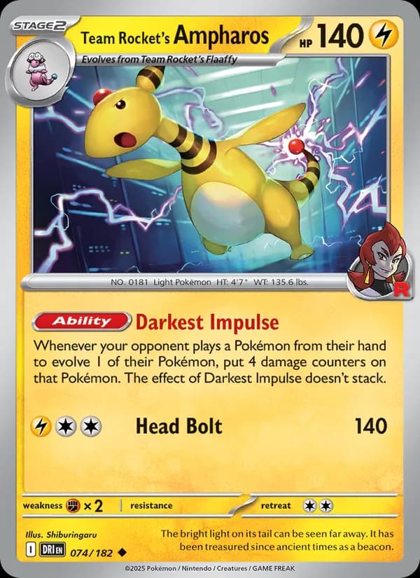 Ampharos da Equipe Rocket