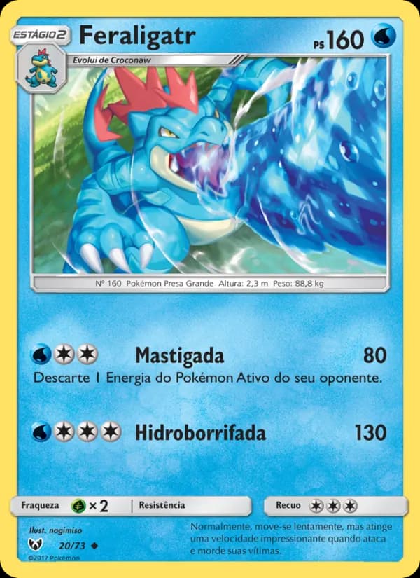 Feraligatr de Lendas Luminescentes