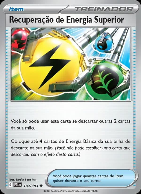 Recuperação de Energia Superior