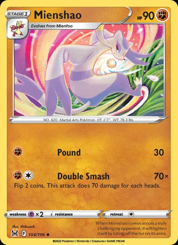 Mienshao de Origem Perdida
