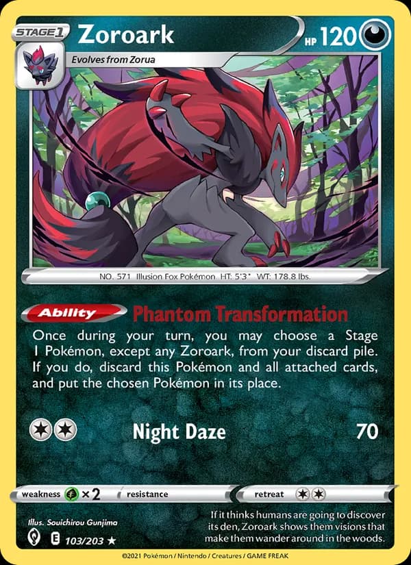 Zoroark de Céus em Evolução