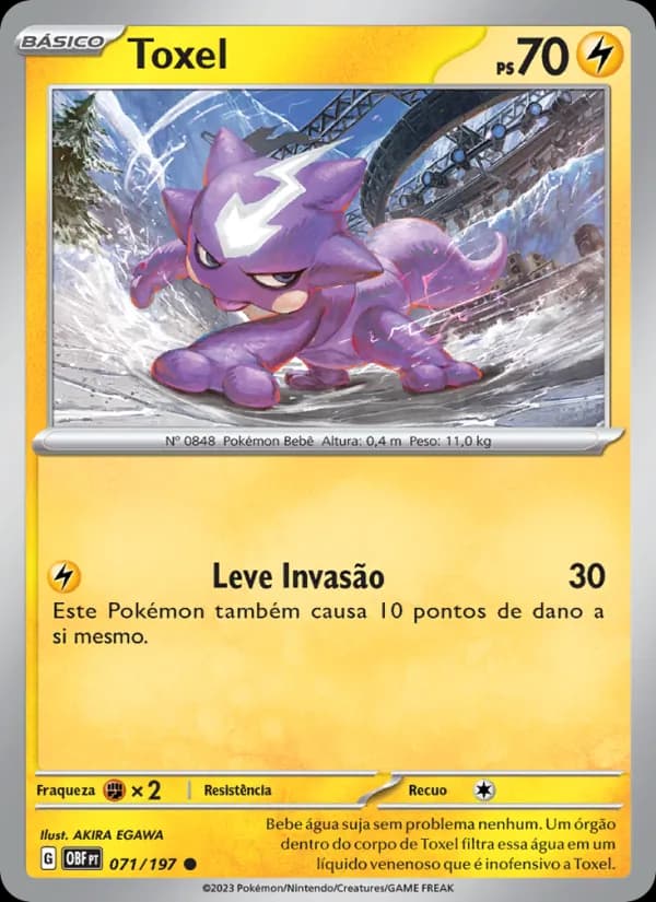 Toxel de Obsidiana em Chamas