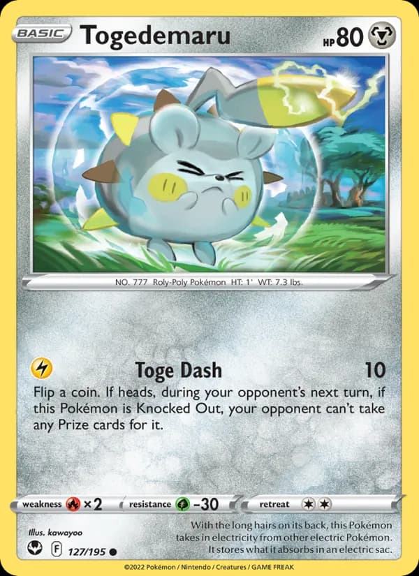 Togedemaru de Tempestade Prateada