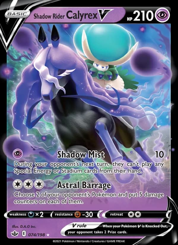 Calyrex Cavaleiro Espectral V