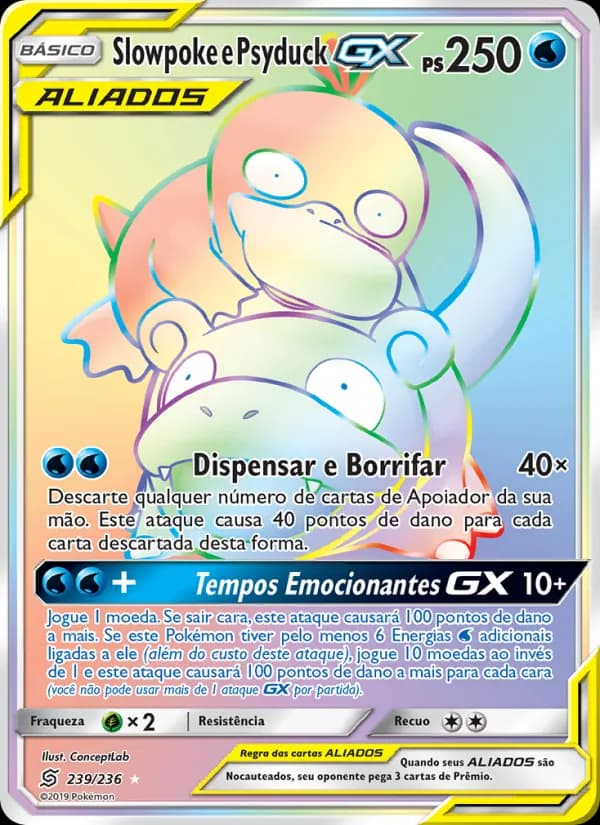 Slowpoke e Psyduck GX