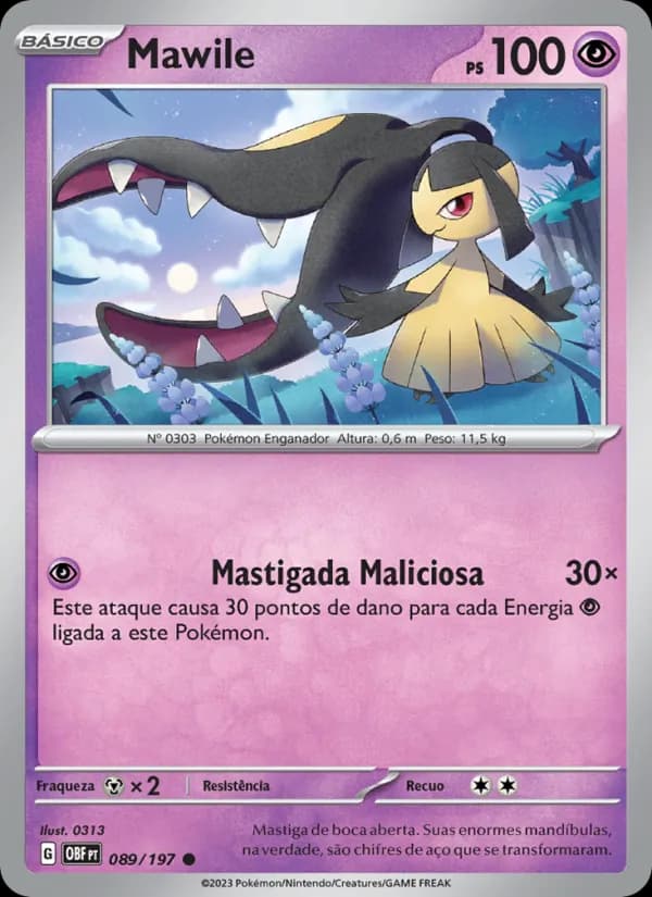Mawile de Obsidiana em Chamas
