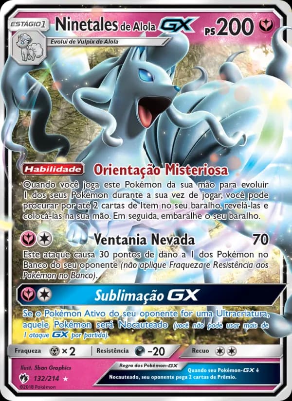 Ninetales de Alola GX