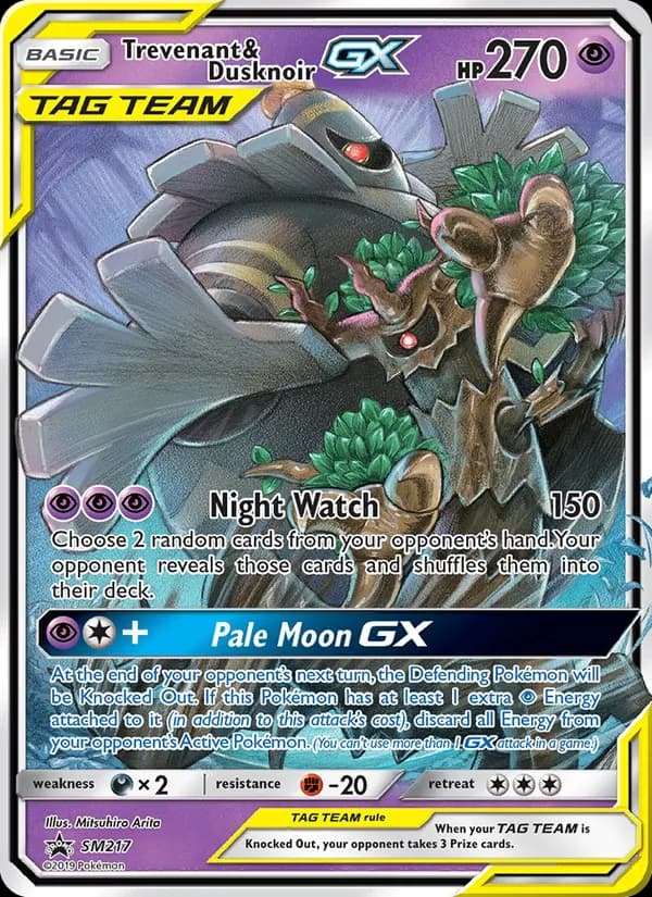 Trevenant e Dusknoir GX