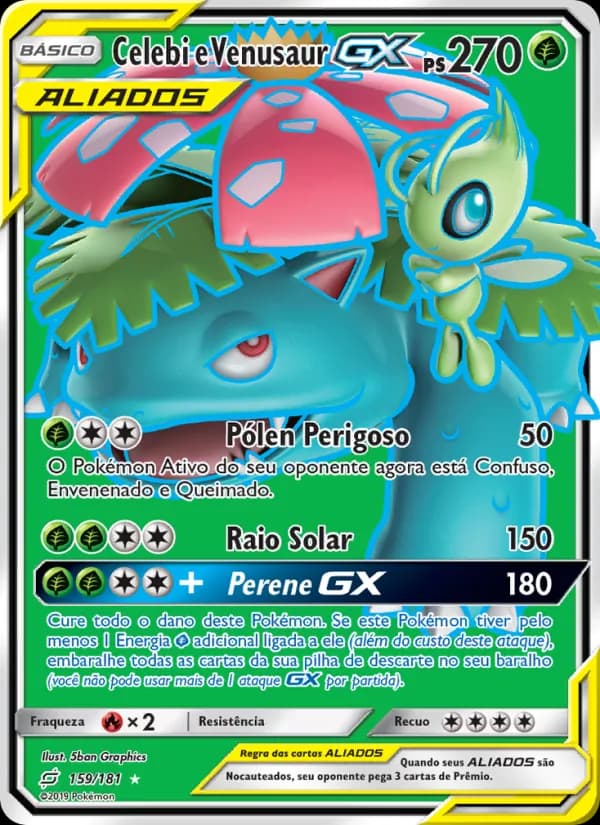 Celebi e Venusaur GX