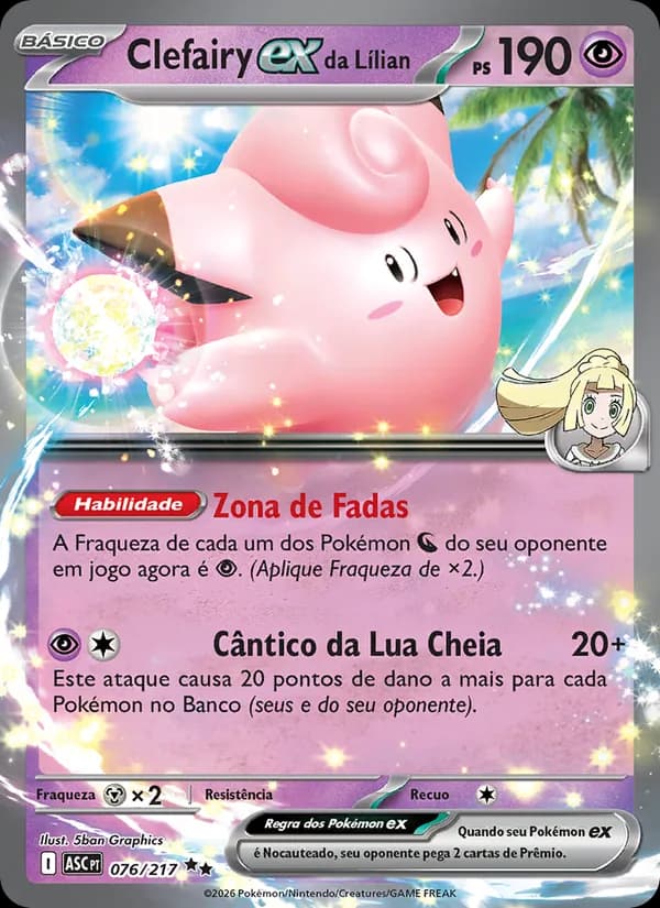 Clefairy ex da Lílian