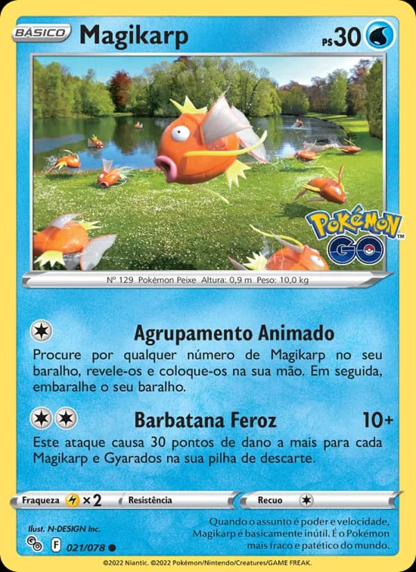 Magikarp de Pokémon GO