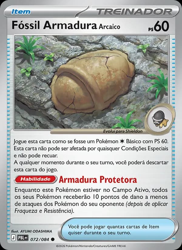 Fóssil Armadura Arcaico