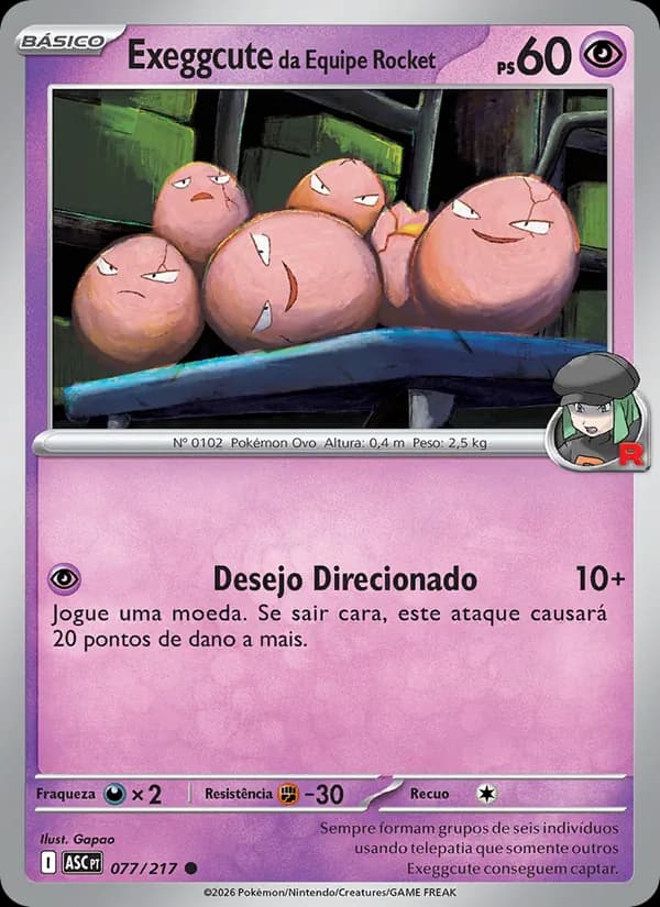 Exeggcute da Equipe Rocket