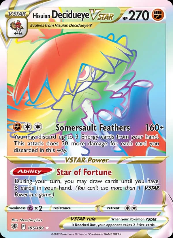 Decidueye de Hisui V-ASTRO