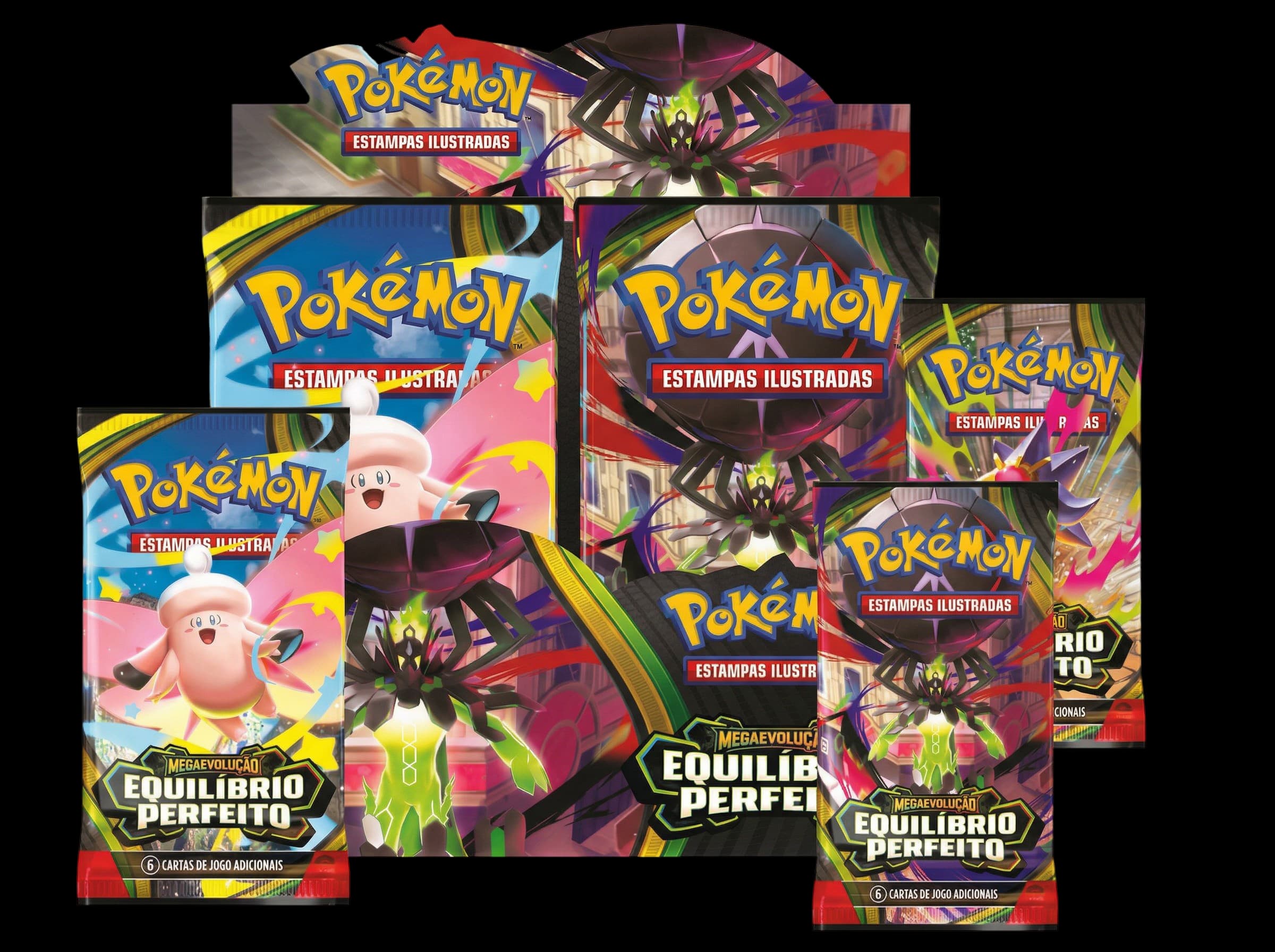 Box Display 36 Pacotes Equílibrio Perfeito Mega Evolução 3.0