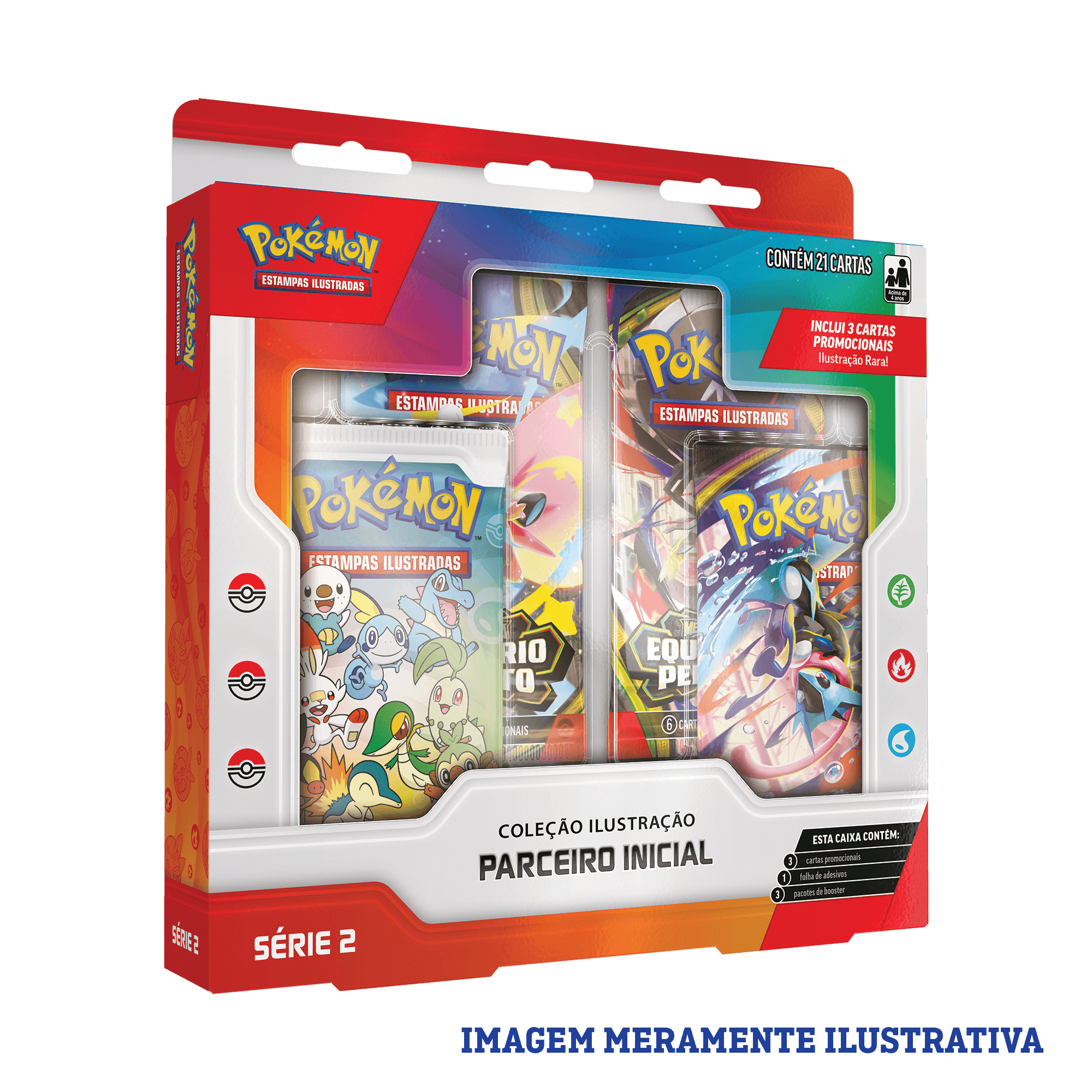 Box Pokémon Coleção Parceiro Inicial - Série 2