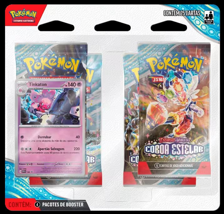 Blister Quádruplo Coroa Estelar – Escarlate E Violeta 7